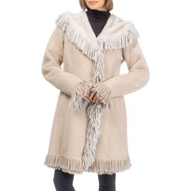 GORSKI GORSKI Genuine Shearling Parka With Fringes