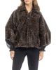 GORSKI GORSKI Genuine Shearling Printed Zip Jacket, Cropped Sleeves - 1