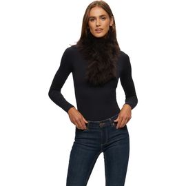 GORSKI GORSKI Knit Genuine Shearling Pull-Through Scarf