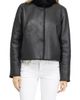 GORSKI GORSKI Reversible Genuine Shearling Jacket With Embroidery Trim - 1