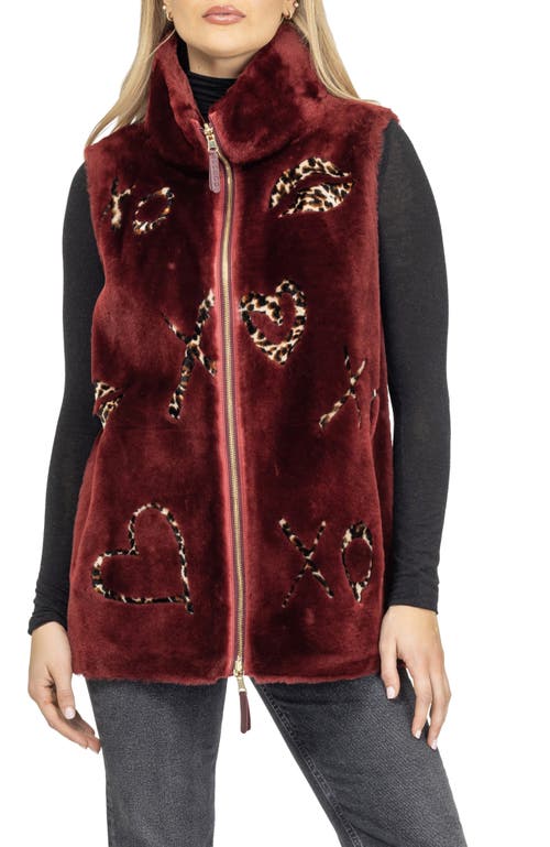 GORSKI GORSKI Reversible Genuine Shearling Zipper Vest