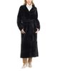 Gorski Gorski Reversible Textured Shearling Lamb Coat with Side Slits, Belt - 1