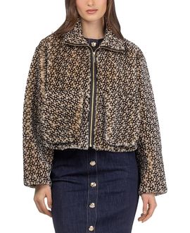 Gorski Gorski Select Shearling Lamb Insignia Zip Jacket