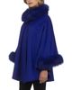Gorski Gorski Select Wool and Cashmere Cape with Select Lamb Trim - 4