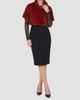 Gorski Gorski Women's Select Lamb Rose Cut Bolero, Cropped Sleeves - 2