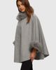 GORSKI GORSKI Wool And Cashmere Blend Cape With Trim - 2