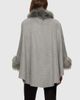 GORSKI GORSKI Wool And Cashmere Blend Cape With Trim - 3