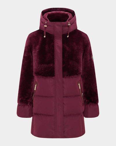 Gorski Select Lamb Shearling And Quilted Down Parka