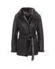 Gorski Women's Merino Shearling Lamb Jacket with Whipstitch Trim - 7