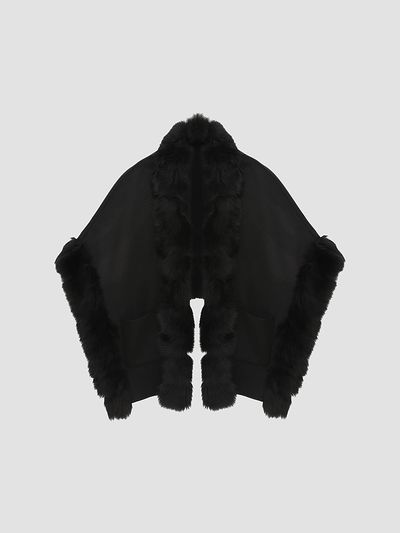 Gorski Women's Reversible Cashmere and Wool Shawl