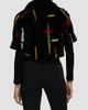 Gorski Women's Reversible Shearling Lamb Bolero with Cropped Sleeves - 5