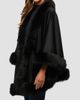 Gorski Women's Select Cashmere Capelet with Merinillo Shearling Lamb Trim - 3