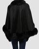 Gorski Women's Select Cashmere Capelet with Merinillo Shearling Lamb Trim - 4