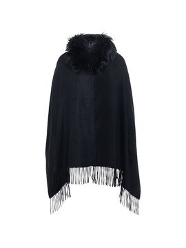 Gorski Women's Select Cashmere Stole with Select Lamb Collar