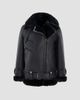 Gorski Women's Select Shearling Lamb Moto Zip Jacket - 1