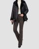 Gorski Women's Select Shearling Lamb Moto Zip Jacket - 2