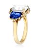 GOSHWARA GOSHWARA Gossip 18k Gold Moon Quartz & Iolite Diamond Ring - 3