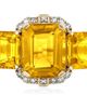 GOSHWARA GOSHWARA Gossip 18k Gold Moon Quartz Ring - 1