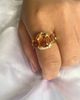 GOSHWARA GOSHWARA Gossip 18k Gold Opal & Diamond 3-Stone Ring - 2