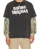 Gothicmochas Gothicmochas Stencil Spray Layered Long Sleeve Tee - 1