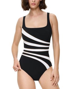 Gottex Gotten Square Neck One Piece Swimsuit