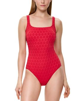 Gottex Gottex Chain Reaction Square Neck One Piece Swimsuit