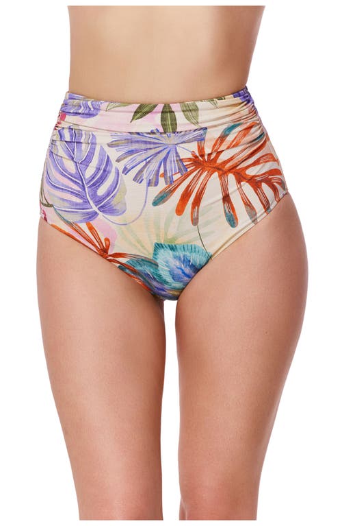 Gottex Gottex Cherry Blossom Shirred High Waist Swim Bottom