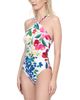 Gottex Gottex Floral Print Twist Neck Swimsuit - 3