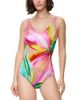 Gottex Gottex Floral Rhythm V Neck One Piece Swimsuit - 1