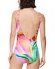 Gottex Gottex Floral Rhythm V Neck One Piece Swimsuit - 2