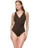 Gottex Gottex Golden Charm Textured Surplice One Piece Swimsuit - 1