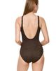 Gottex Gottex Golden Charm Textured Surplice One Piece Swimsuit - 4