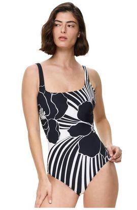 Gottex Gottex Midnight Bloom Square Neck One Piece