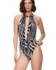Gottex Gottex Tanzania Halter Neck Deep Plunge One Piece Swimsuit - 1