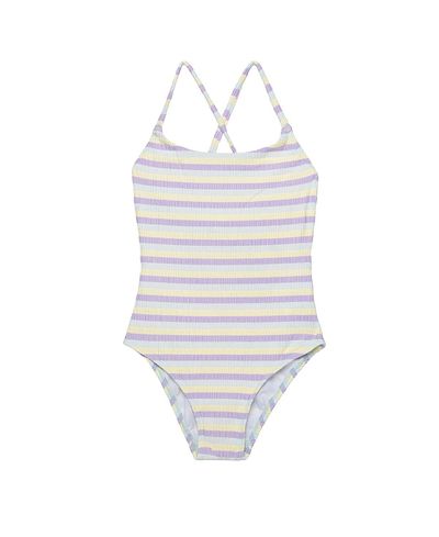 Gottex Kids Gottex Kids Girls' Lollipop Textured Criss Cross Back Adjustable One Piece