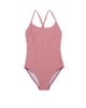 Gottex Kids Gottex Kids Girls' Neapolitan Textured Criss Cross Back Adjustable One Piece - 1
