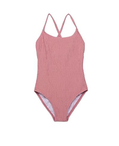 Gottex Kids Gottex Kids Girls' Neapolitan Textured Criss Cross Back Adjustable One Piece