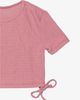 Gottex Kids Gottex Kids Girls' Neapolitan Textured Short Sleeve Side Tie Swim Set - 3