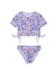 Gottex Kids Gottex Kids Girls' Retro Short Sleeve Side Tie Swim Set - 1