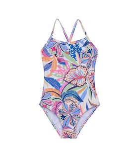 Gottex Kids Gottex Kids Girls' Tropic Fun Criss Cross Back One Piece