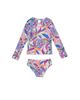 Gottex Kids Gottex Kids Girls' Tropic Fun Long Sleeve Rash Guard Set - 2