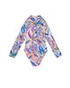 Gottex Kids Gottex Kids Girls' Tropic Fun Long Sleeve Zip Front One Piece - 2