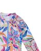 Gottex Kids Gottex Kids Girls' Tropic Fun Long Sleeve Zip Front One Piece - 3