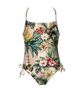 Gottex Kids Gottex Kids Jungle Treasure Criss Cross Back Adjustable One Piece Swimsuit - 1