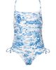 Gottex Kids Gottex Kids Summer Toile Criss Cross Back Adjustable One Piece Swimsuit - 1