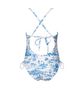 Gottex Kids Gottex Kids Summer Toile Criss Cross Back Adjustable One Piece Swimsuit - 2
