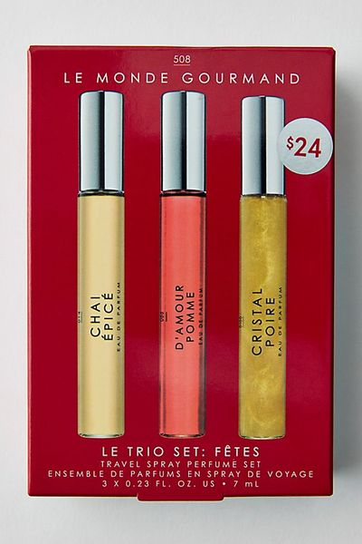 Gourmand Le Monde Gourmand Le Trio Travel Spray Perfume Set in Assorted at Urban Outfitters