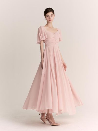 GRACE U Bell Dress - Pink