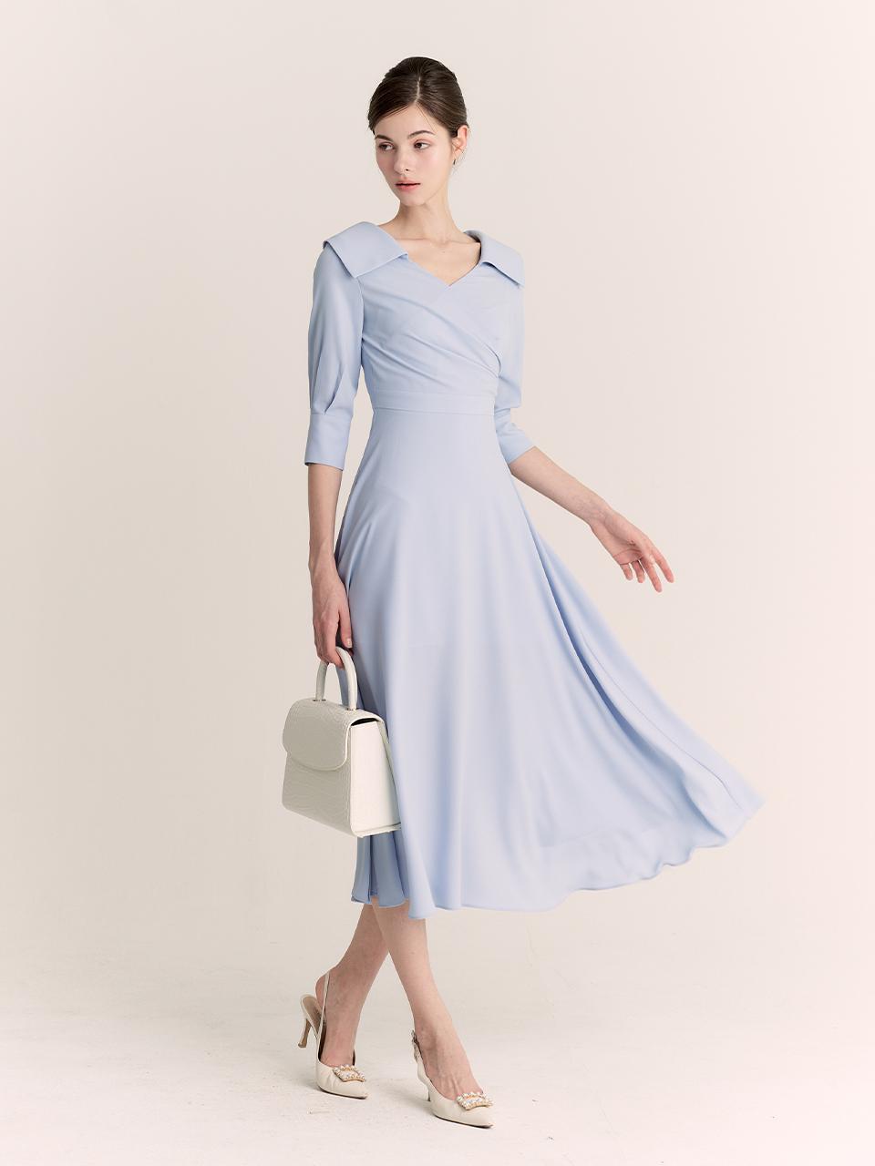 GRACE U Diamant Dress (Sky Blue)