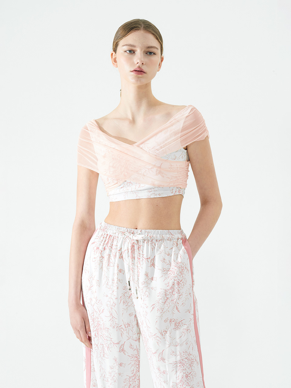 GRACE U Ferry Top - Pink